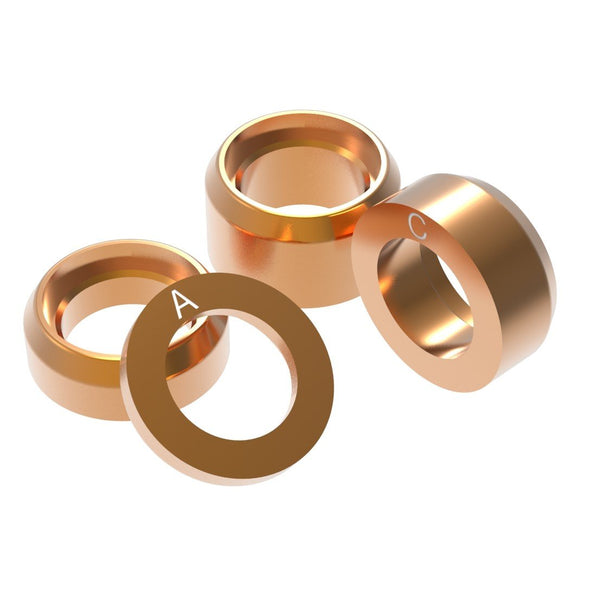 OneUp Components Rear Axle Shims Orange