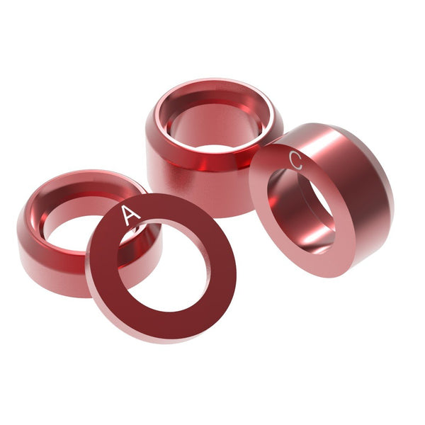 OneUp Components Rear Axle Shims Red