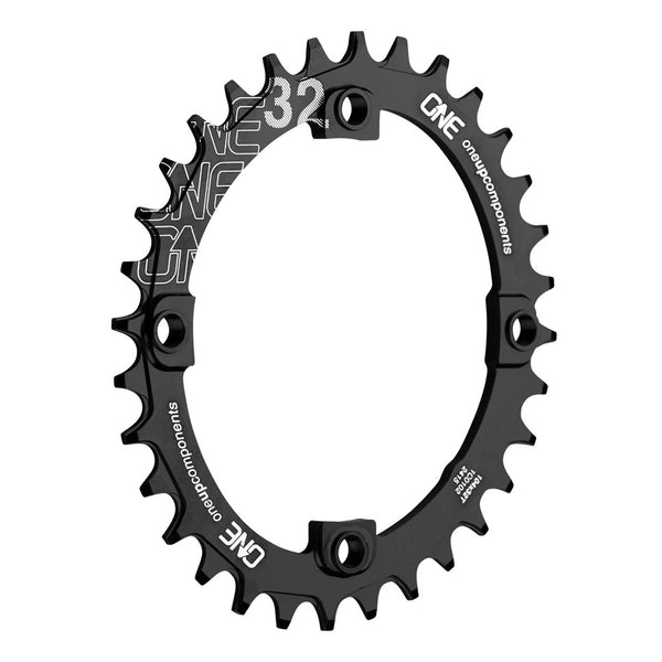 OneUp Components 104 BCD 32T Narrow Wide Traction Oval Chainring Iso Black