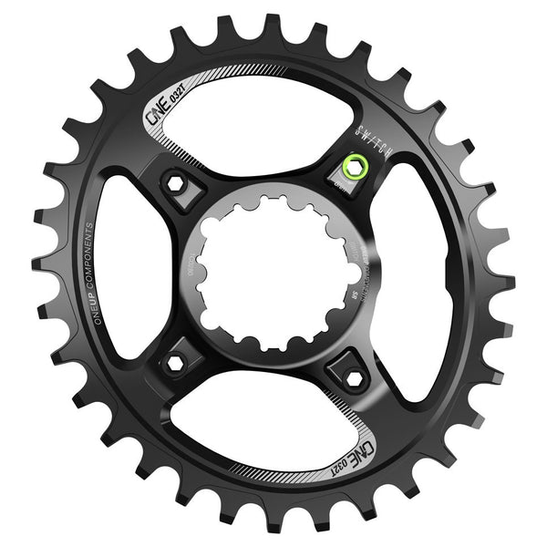 OneUp Components Switch Chainring 32T Oval Traction Sram GXP Black