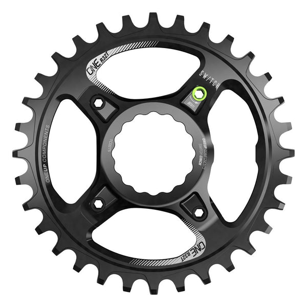 OneUp Components Switch Chainring 32T Round Race Face Cinch Black