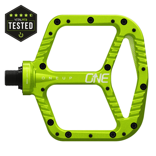 OneUp Components Aluminum Pedal Green